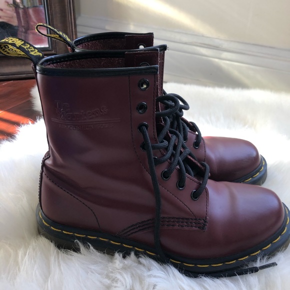 Dr. Martens Cherry Red Boots - Picture 3 of 3